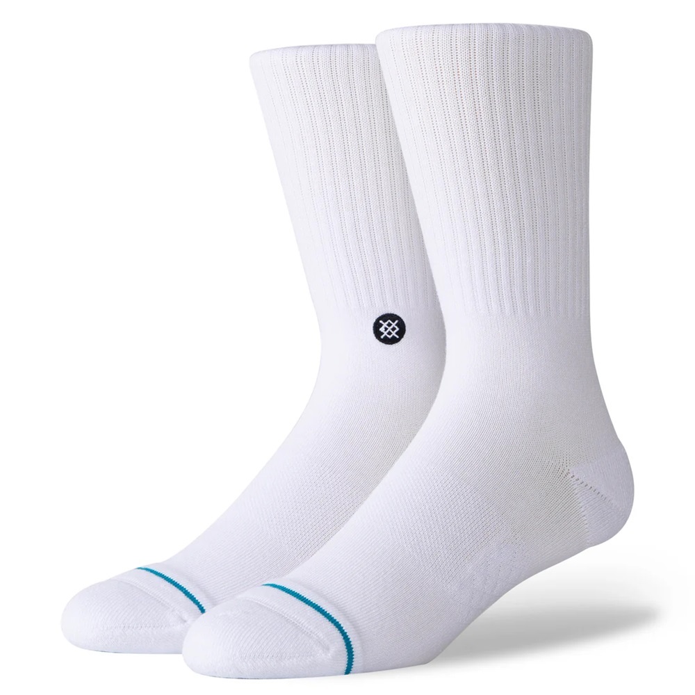 Stance Icon 3 Pack White Medium Mens Socks