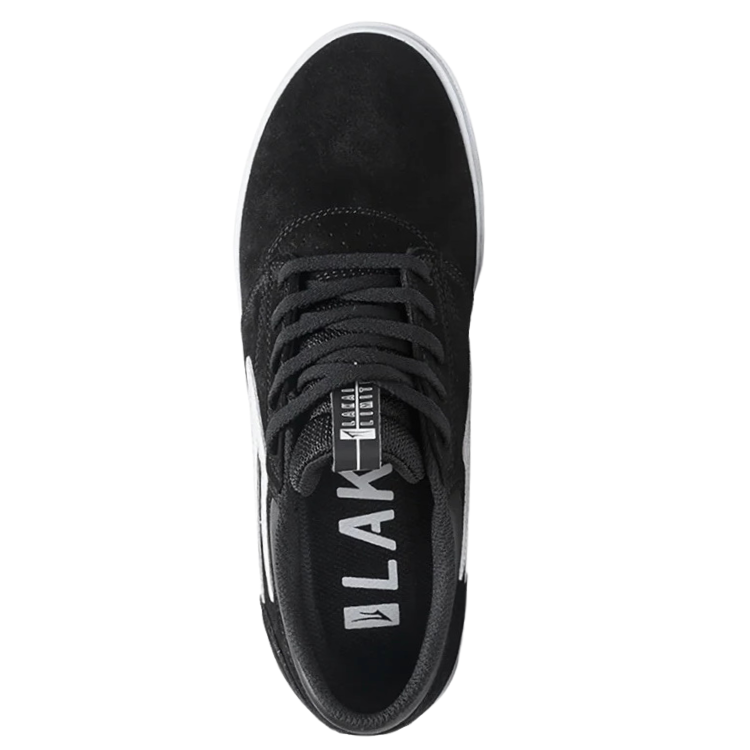 Lakai Griffin Black Black Suede Mens Skate Shoes