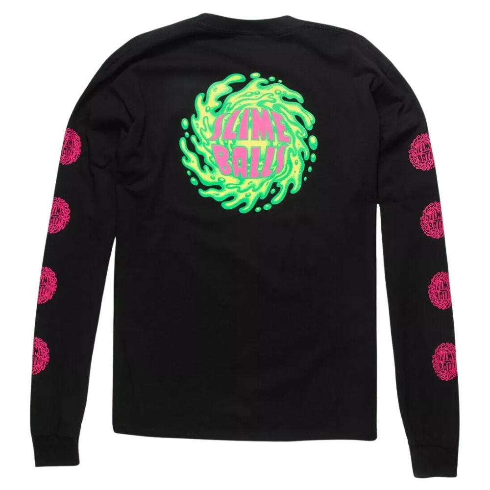 Slime Balls SB Logo Black Long Sleeve Shirt