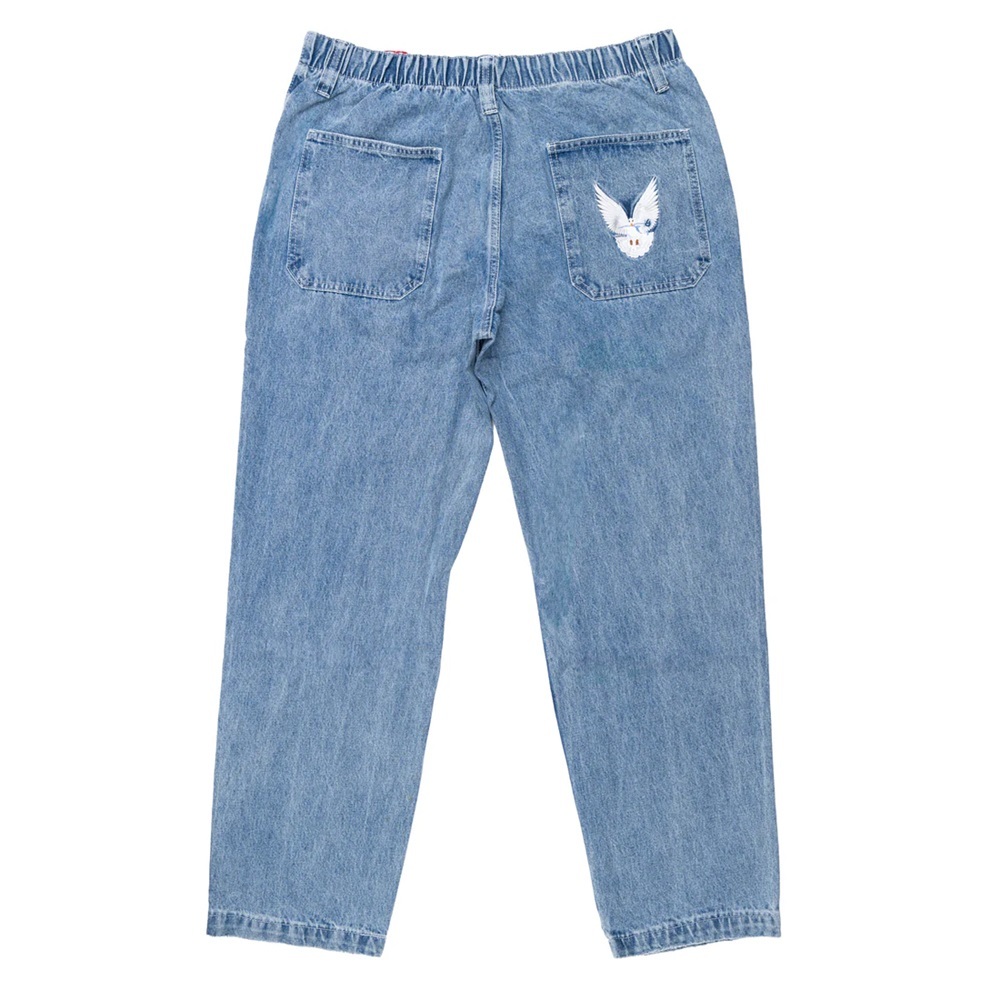 April Blue Dove Light Blue Wash Jeans [Size: 30]