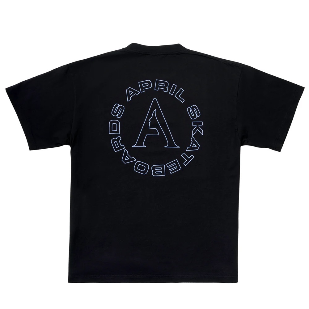 April Full Circle Black T-Shirt