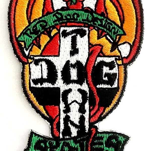 Dogtown Red Dog OG 70s Green Orange Wings Patch