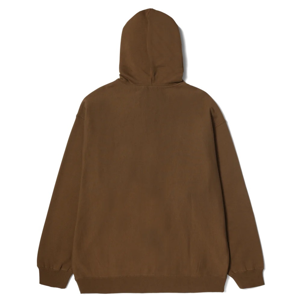 HUF Outlines Heavy Weight Fleece Brown Zip Hoodie