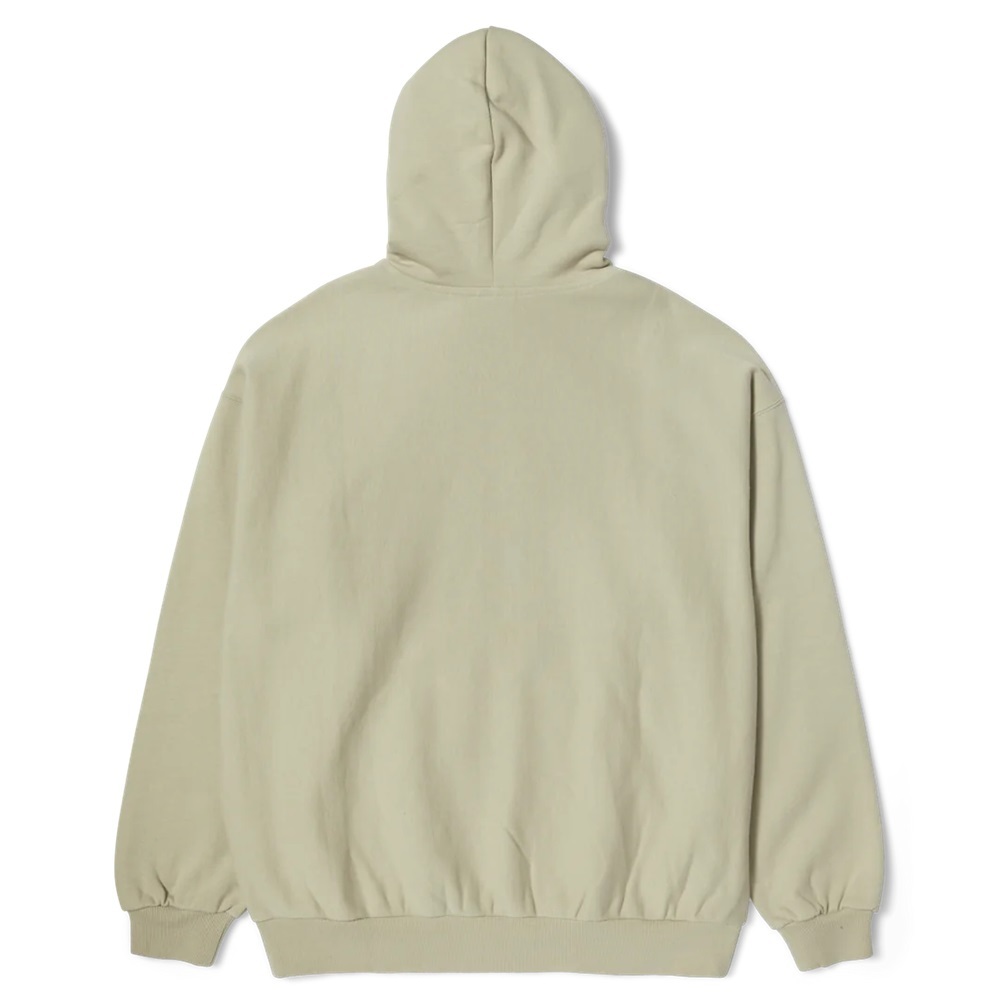 HUF Logo Applique Fleece Putty Hoodie [Size: L]