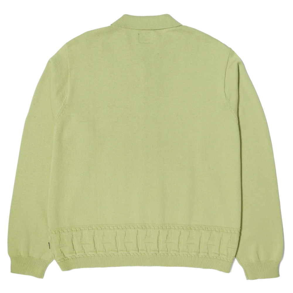 Huf Towner Knit Pistachio Long Sleeve Shirt