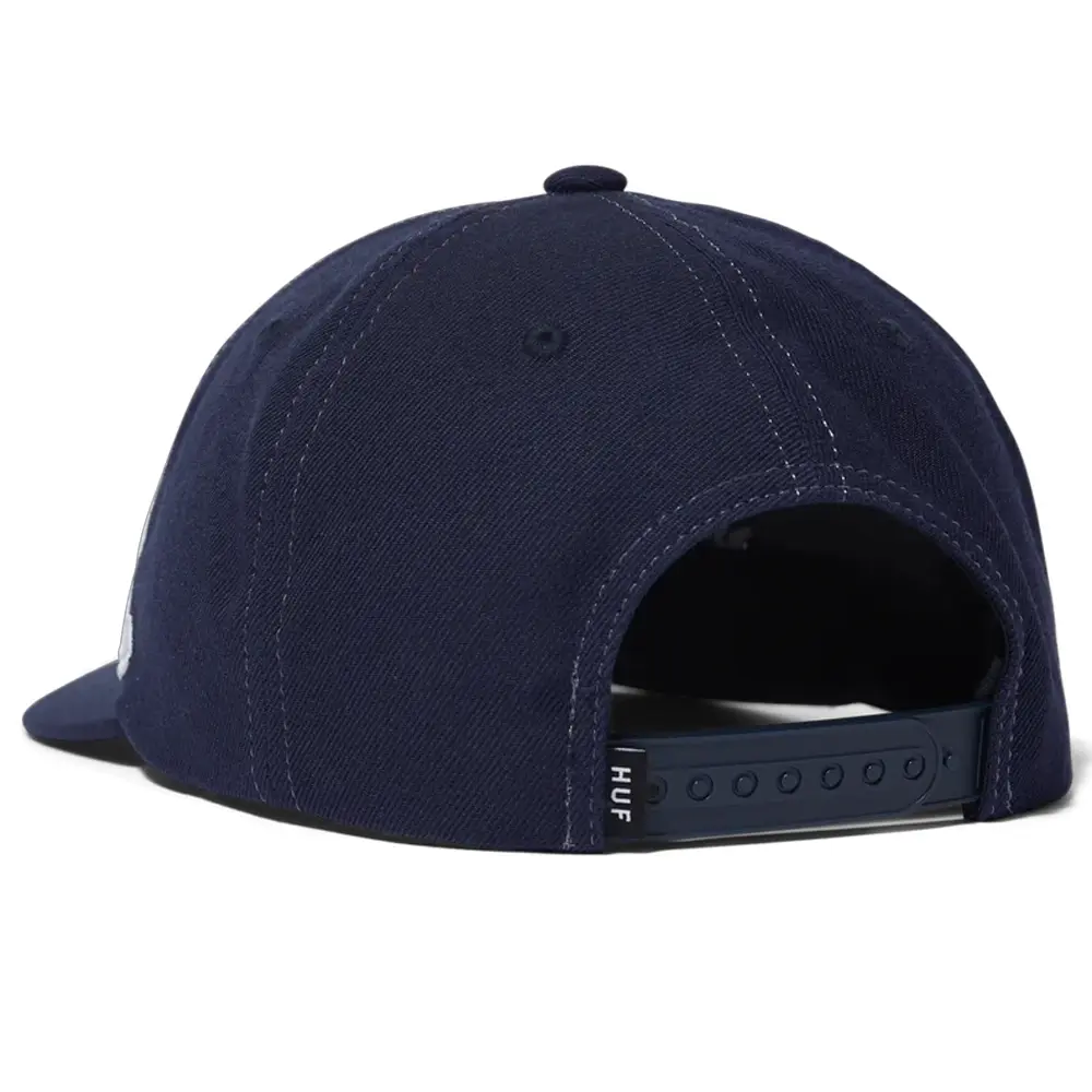 HUF Outlines Navy Snapback Hat