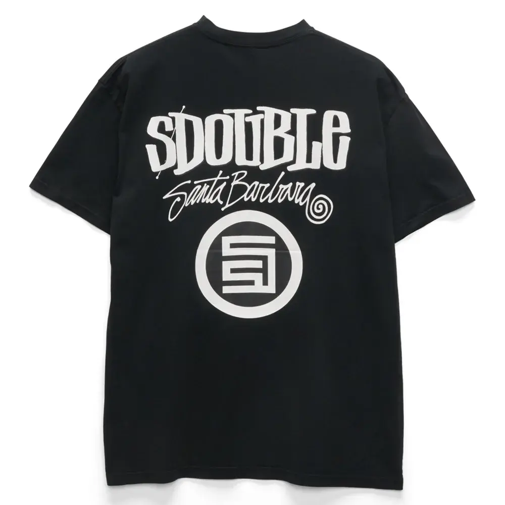 S-Double Combo Platter Washed Black T-Shirt