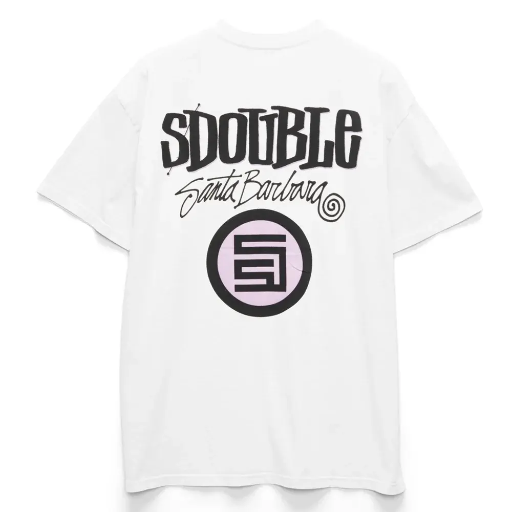 S-Double Combo Platter White T-Shirt [Size: S]