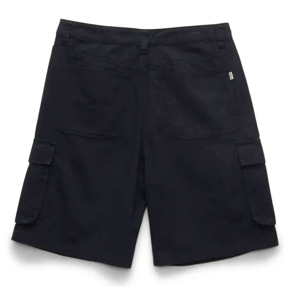 S-Double Cargo Black Work Shorts