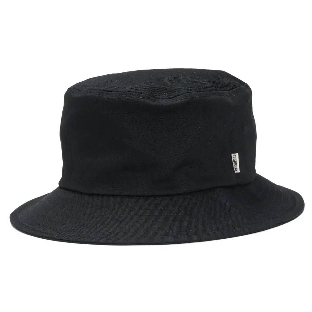 S-Double Shawn Script Black Bucket Hat