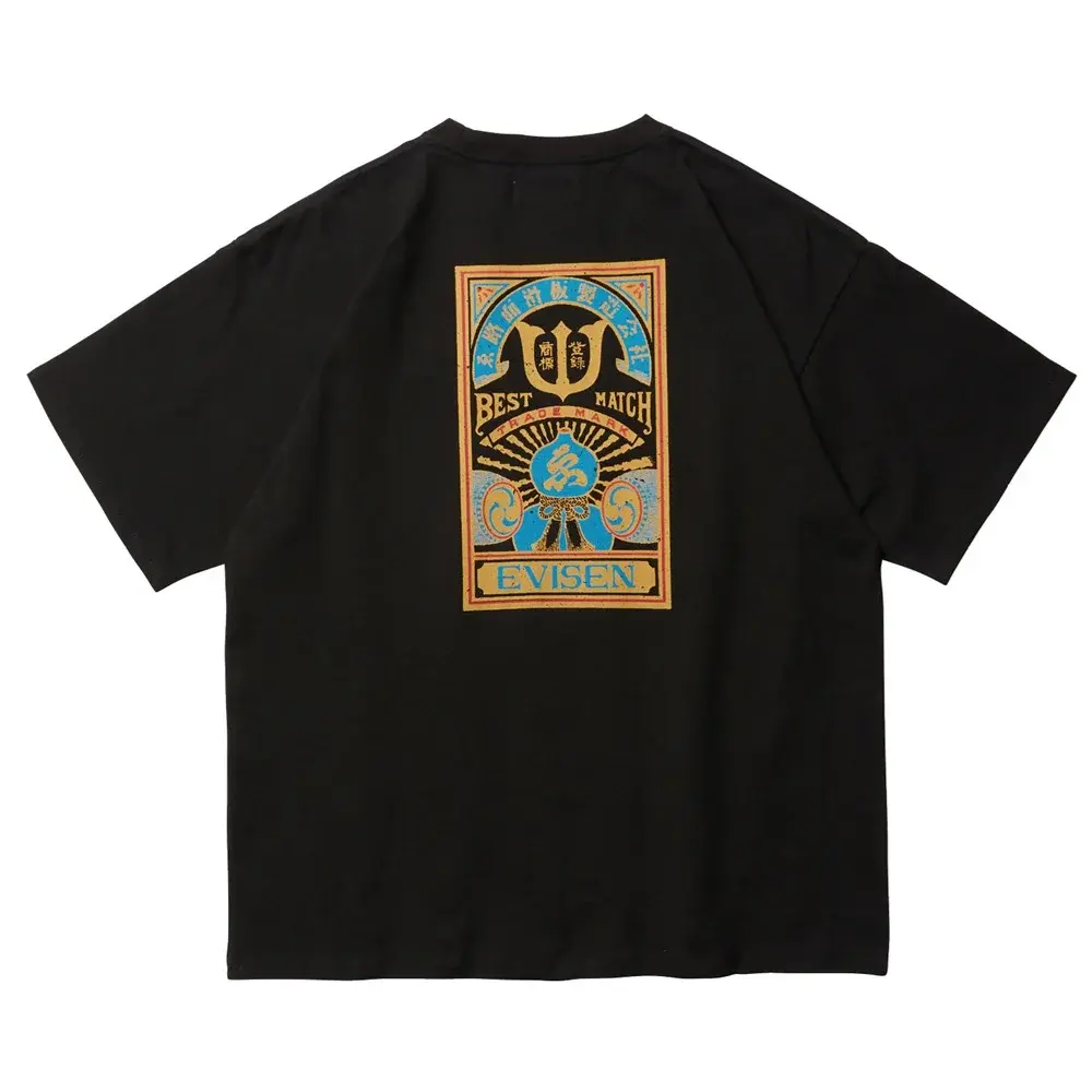 Evisen Best Match Black T-Shirt [Size: L]