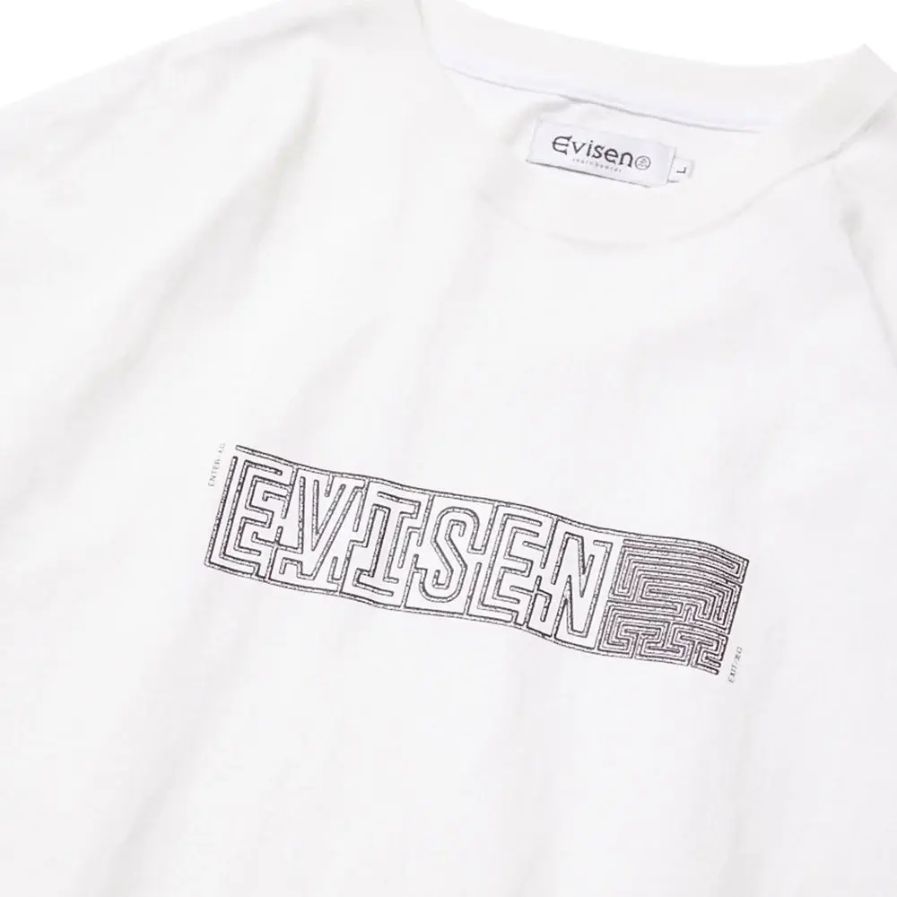 Evisen Maze White T-Shirt [Size: L]