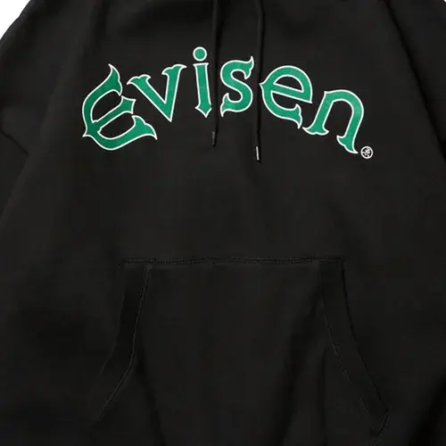 Evisen Arch Black Hoodie