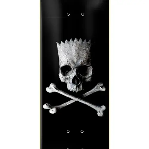 Zero Camp Bart Black White 8.25 Skateboard Deck