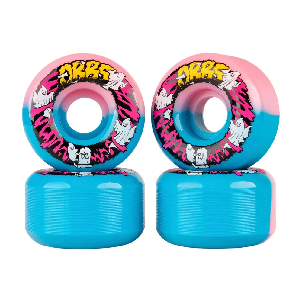 Welcome Orbs Apparitions Split Pink Blue 99A 52mm Skateboard Wheels