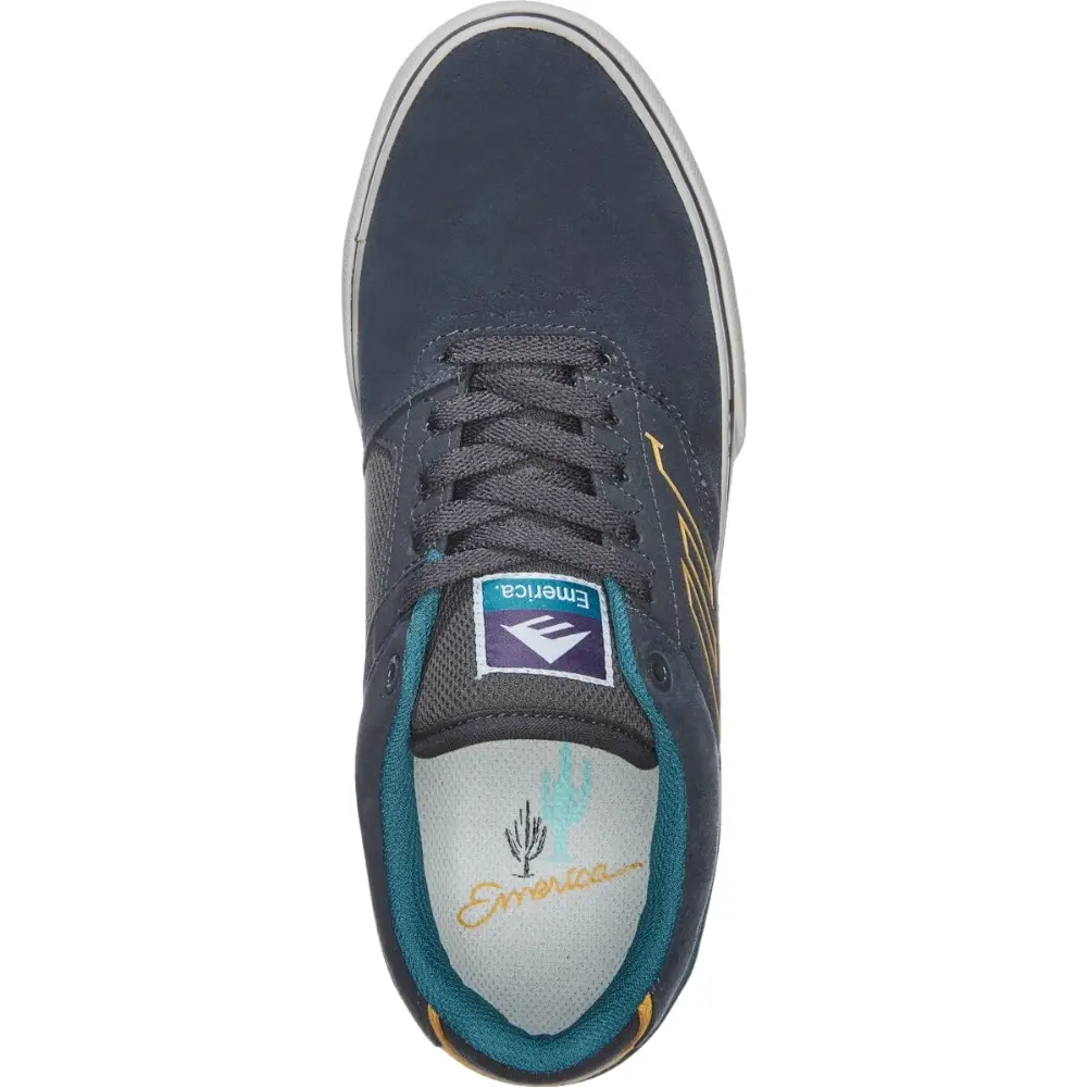 Emerica The Low Vulc Dark Navy Mens Skate Shoes