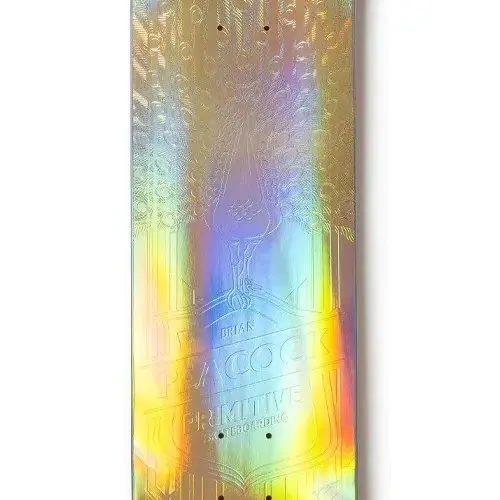 Primitive Holofoil Peacock 7.87 Skateboard Deck