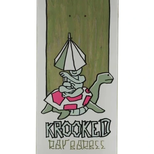 Krooked Parasol Barbee Green 8.62 Skateboard Deck