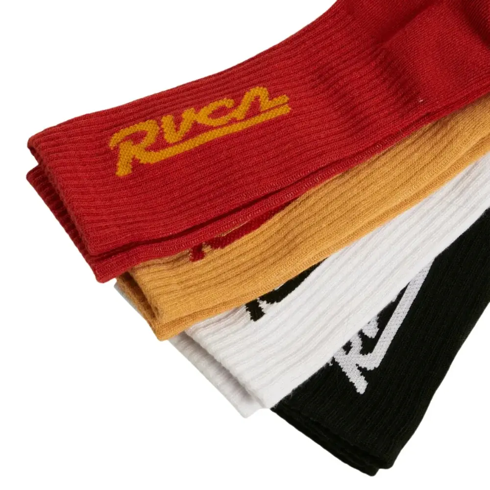 RVCA Seasonal V3 Multi 4 Pack Socks