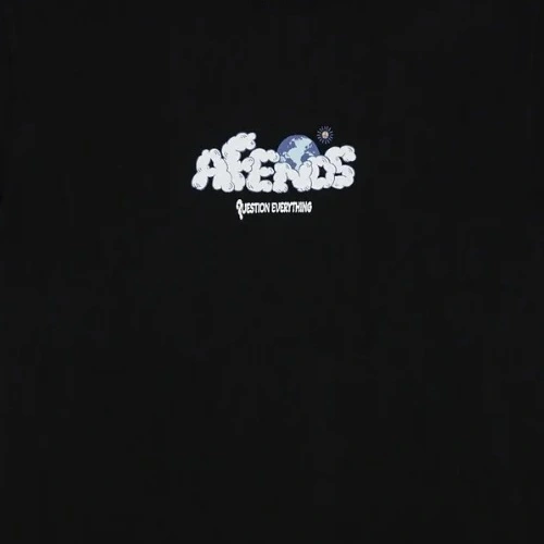 Afends Chem Trails Retro Black T-Shirt