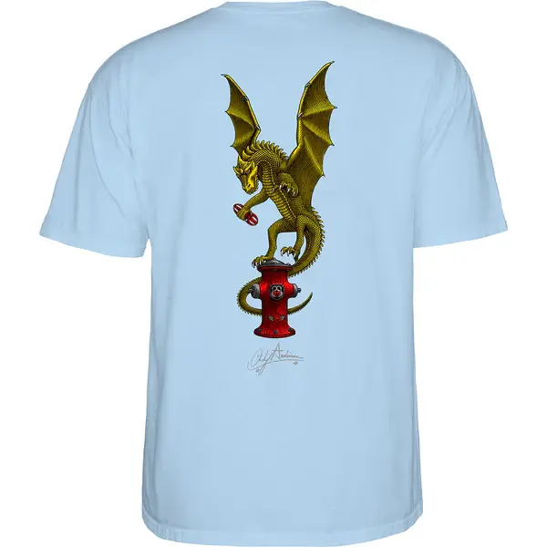 Powell Peralta Anderson Vajra Light Blue T-Shirt [Size: M]