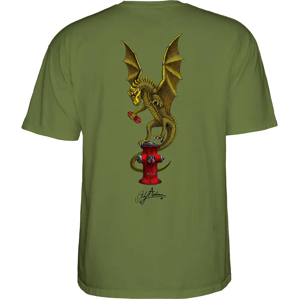 Powell Peralta Anderson Vajra Military T-Shirt [Size: M]