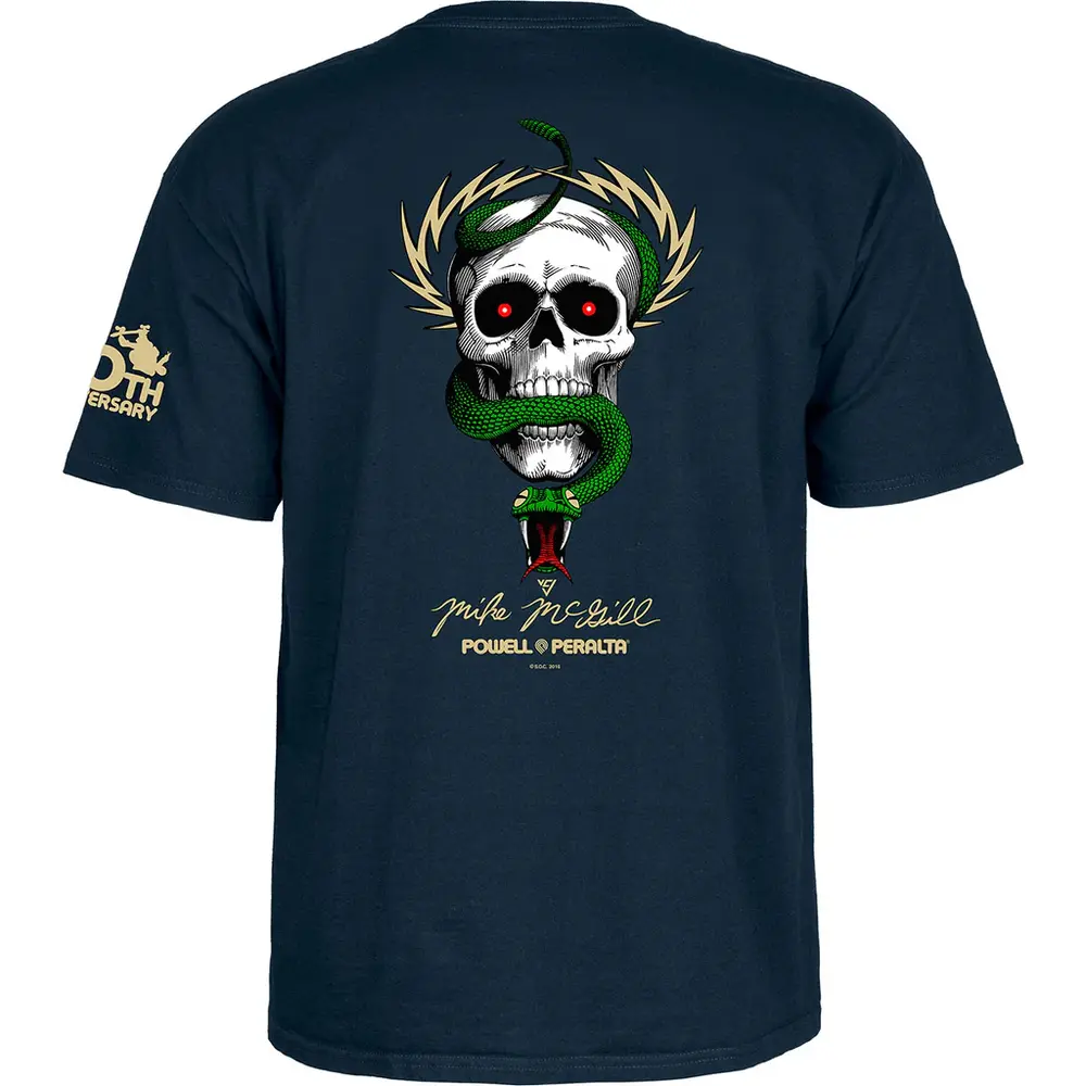 Powell Peralta McGill 40th Anniversary Navy T-Shirt