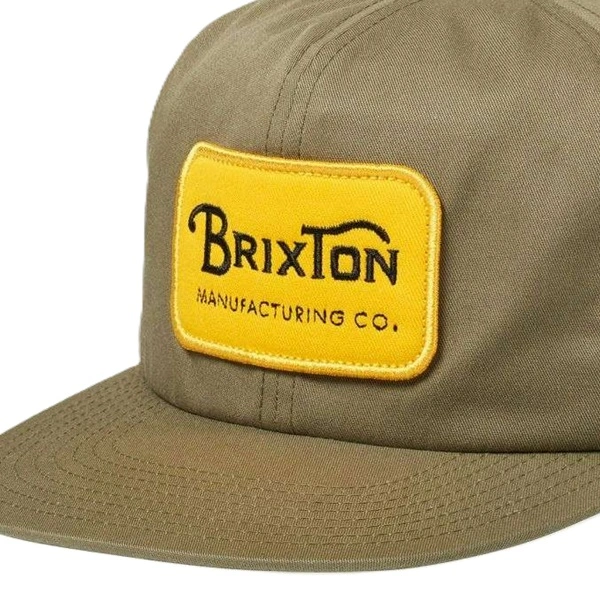 Brixton Grade Olive Surplus Snapback Hat