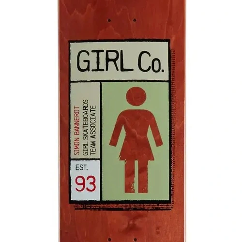 Girl Gridbox Simon Bannerot 8.25 Skateboard Deck