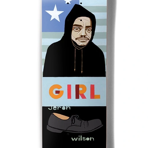 Girl Hecox Portrait Jeron Wilson 7.5 Skateboard Deck