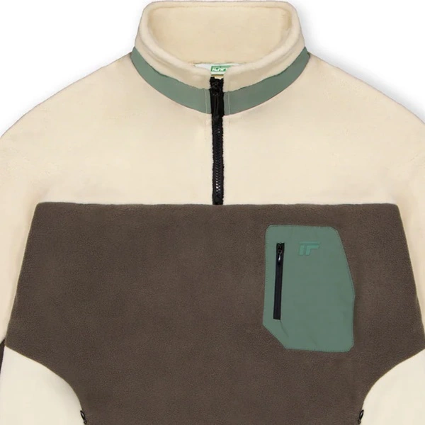 Ichpig Polar ALT Pocket 1/4 Zip Dunescape Crew Jumper