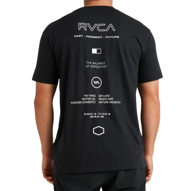 RVCA Inline Black T-Shirt