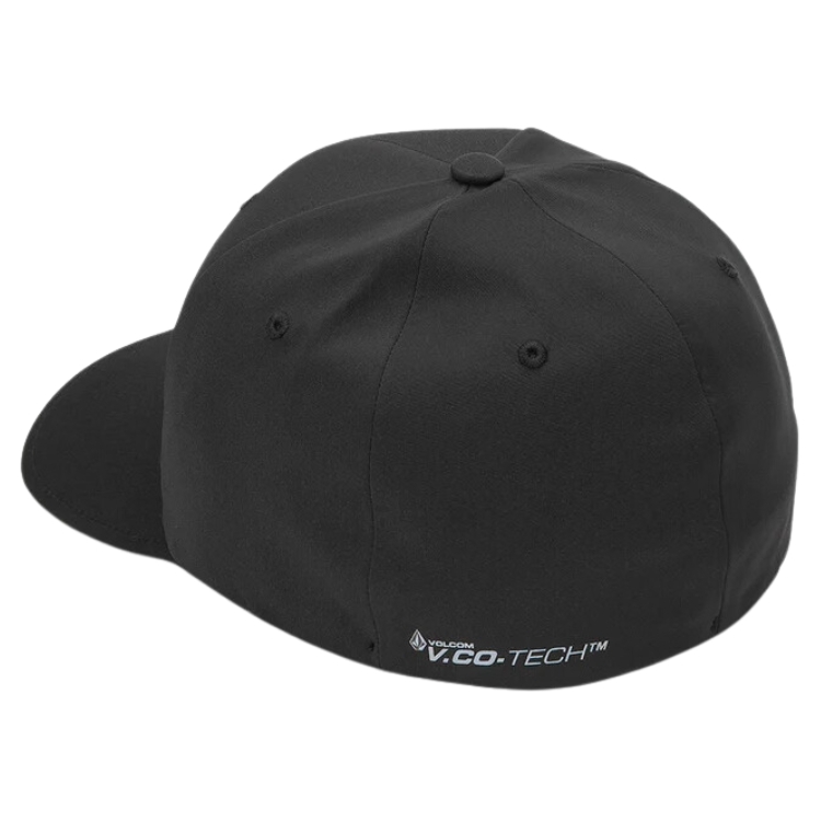 Volcom Stone Tech Flexfit Delta Black Hat