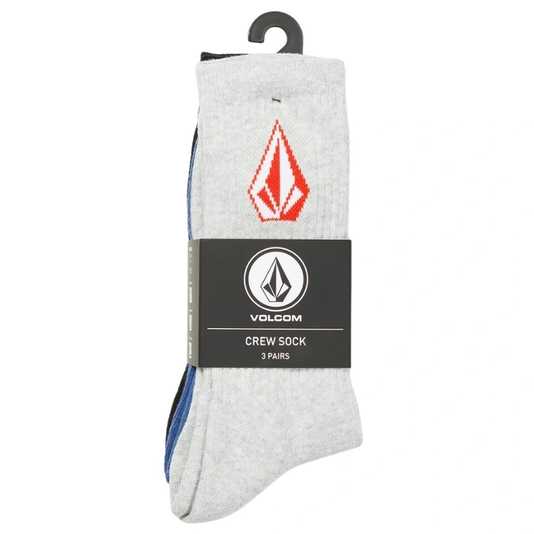 Volcom Full Stone Blueberry 3 Pack Socks