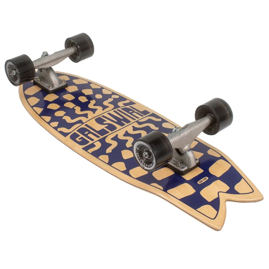 Carver GRLSwirl Swirlcheck CX Surfskate Skateboard