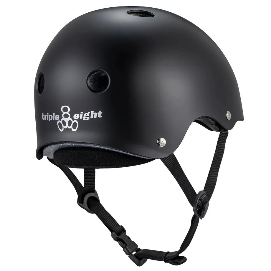 Triple 8 Certified Deep Cover Black Matte Helmet