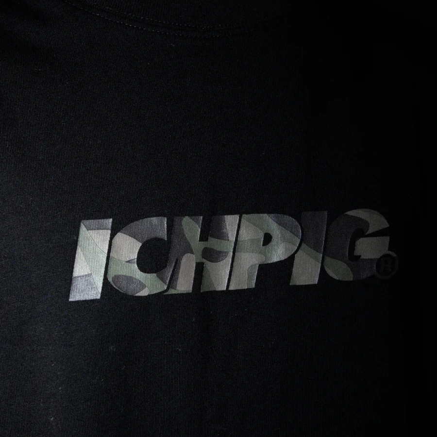 Ichpig Sprinters Glyph Black T-Shirt