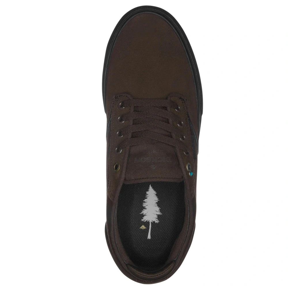 Emerica Dickson Chocolate Mens Skate Shoes