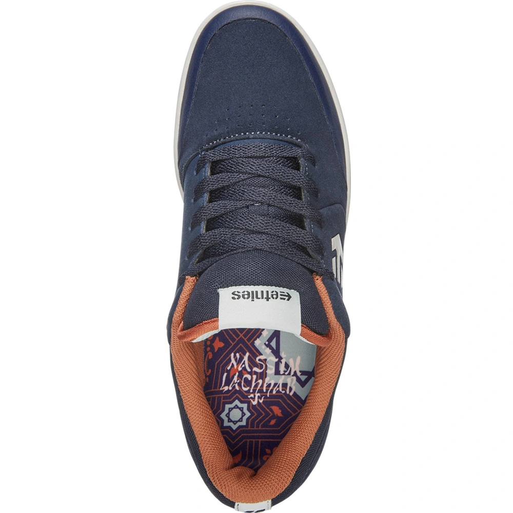 Etnies Marana Navy Brown White Mens Skate Shoes