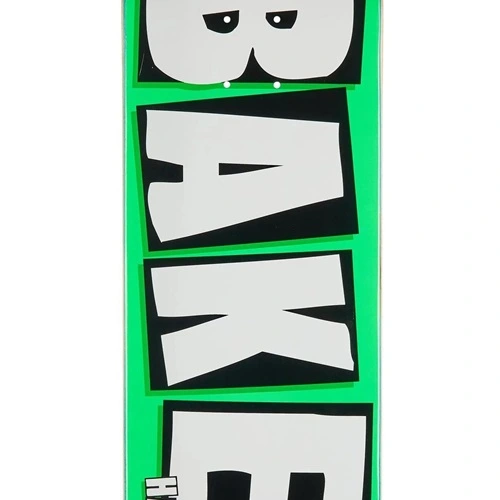 Baker Riley Hawk Brand Name Neon Green B2 8.5 Skateboard Deck