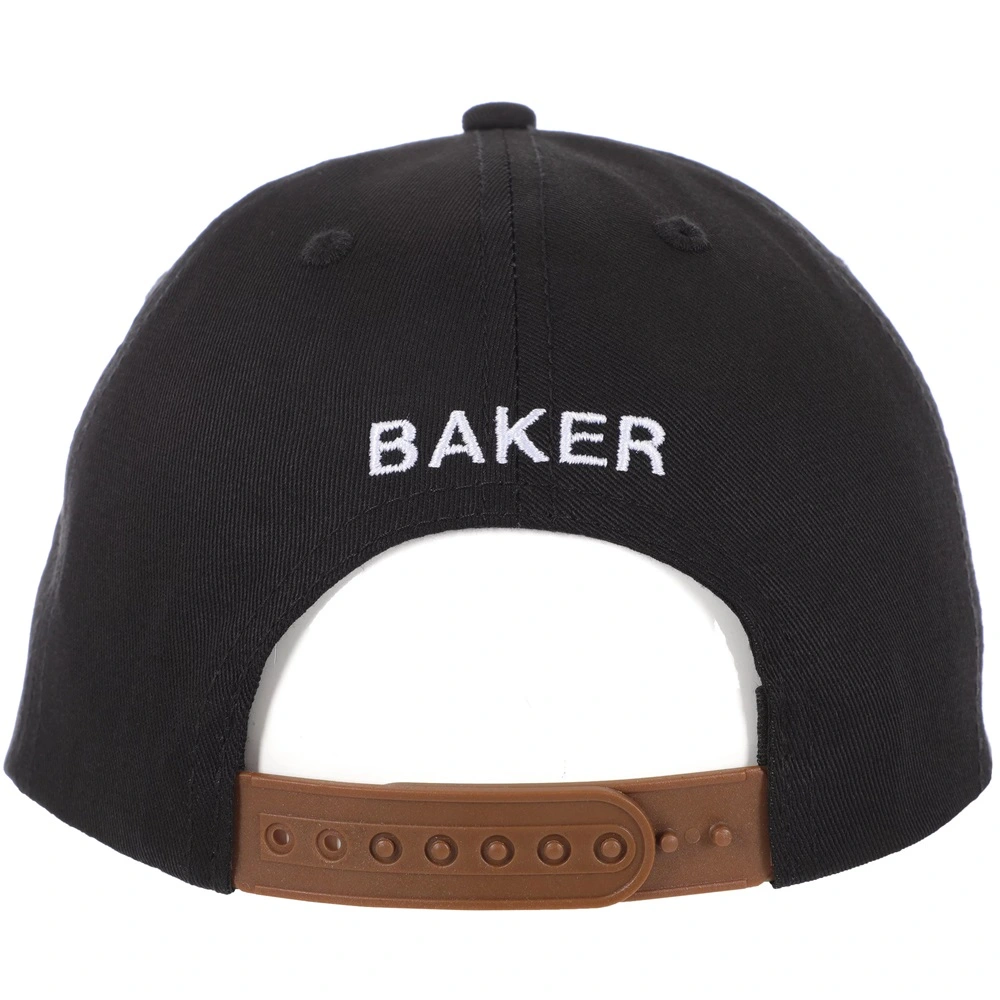 Baker Capital B Black Brown Snapback Hat