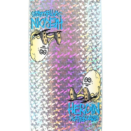 Heroin Symmetrical Holo Egg 9.25 Skateboard Deck