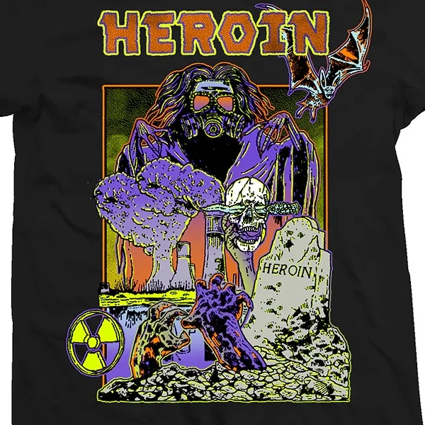 Heroin Hellscape Black T-Shirt