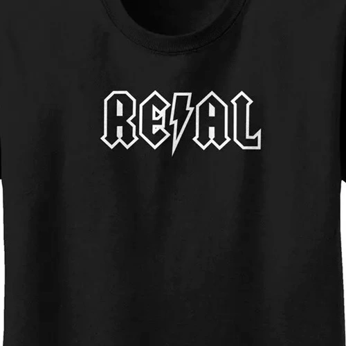 Real Skateboards Deeds Black White T-Shirt