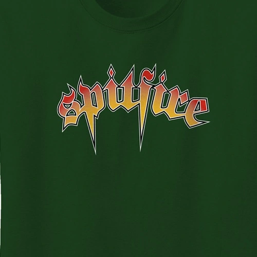 Spitfire Venom Script Forest Green T-Shirt