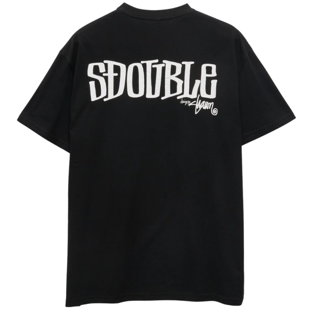 S-Double Design By Black T-Shirt