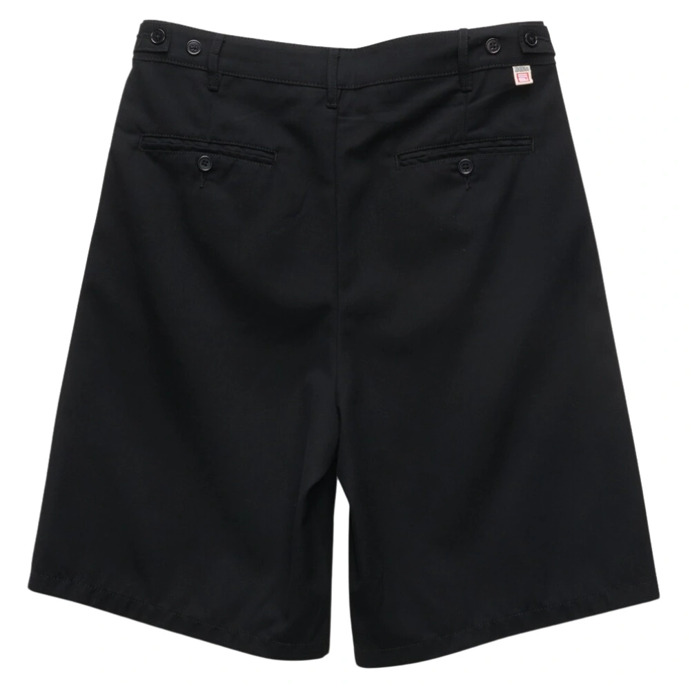 S-Double Gentleman Black Walk Shorts