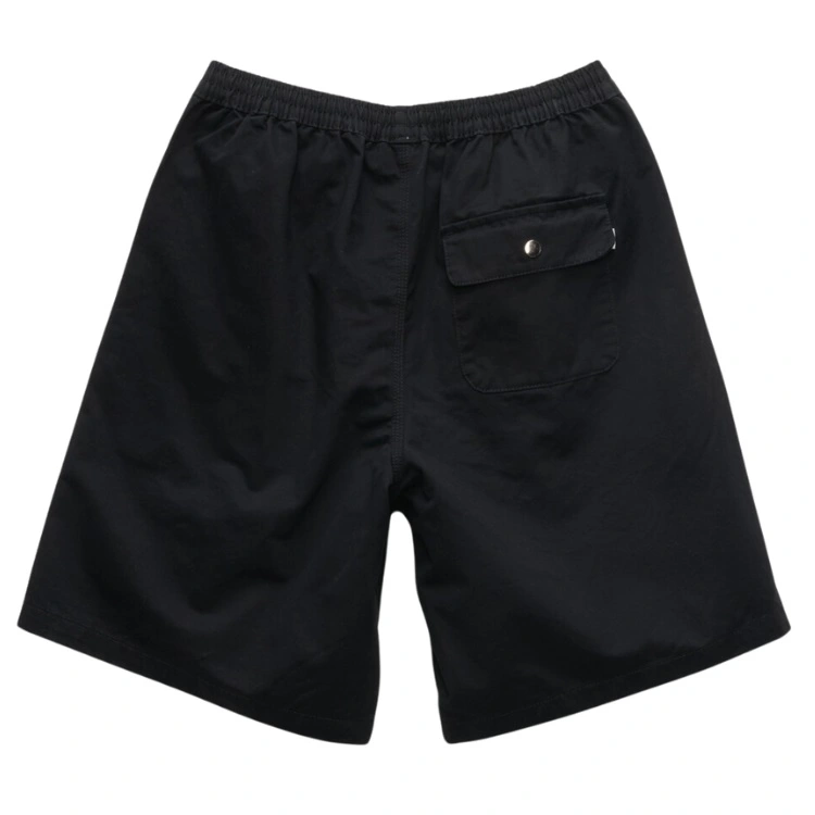 S-Double Big Beach Boxer Black Shorts