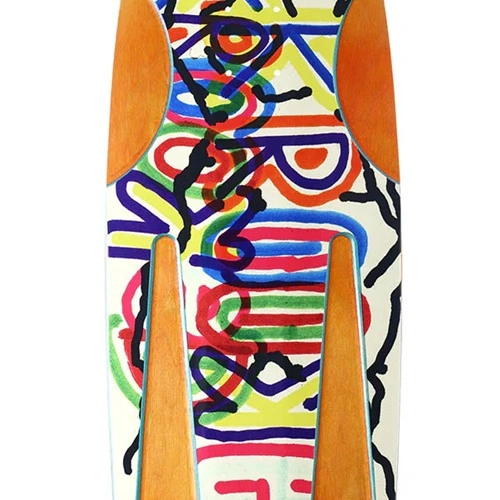 Krooked Baby Beamer Gonz Orange 10.12 Skateboard Deck