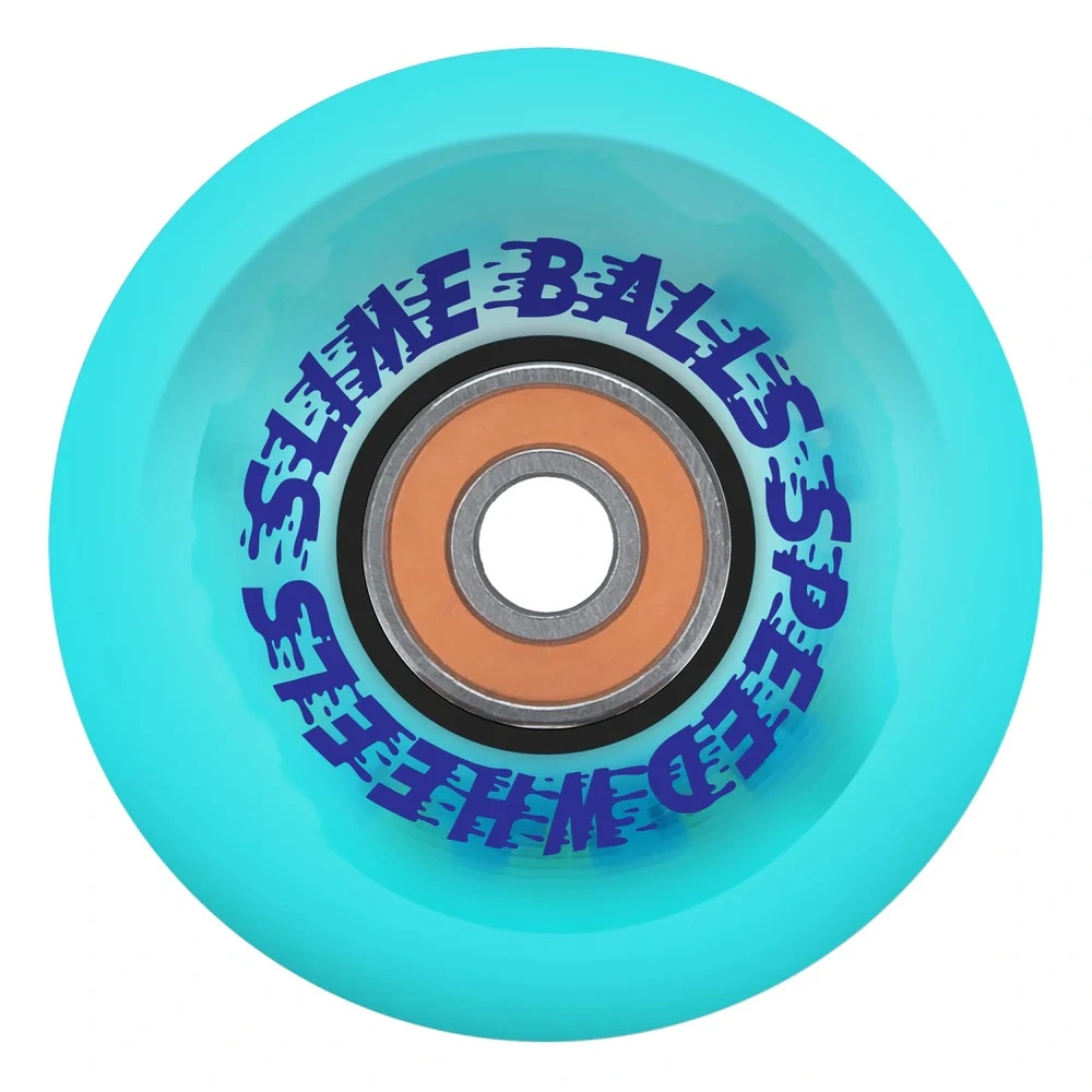 Slime Balls Light Ups OG Slime Blue 78A 66mm Skateboard Wheels